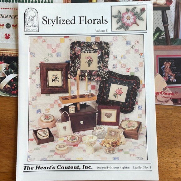 6 Cross Stitch Sampler Books Vintage 1980s 1990s - Picture 2 of 6